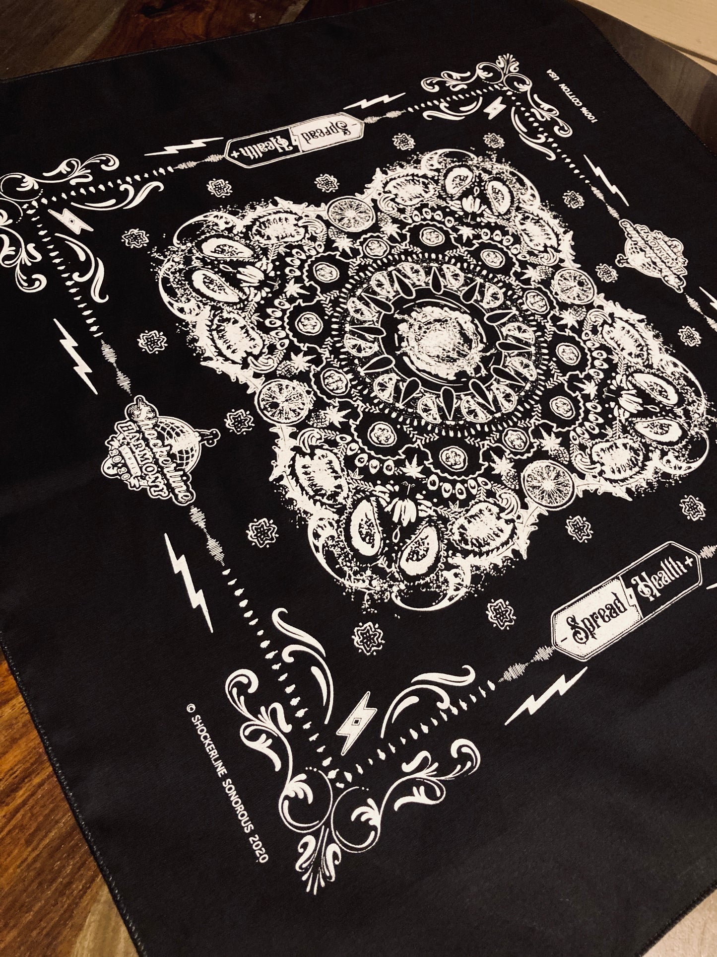 SPREAD HEALTH BANDANA BLK