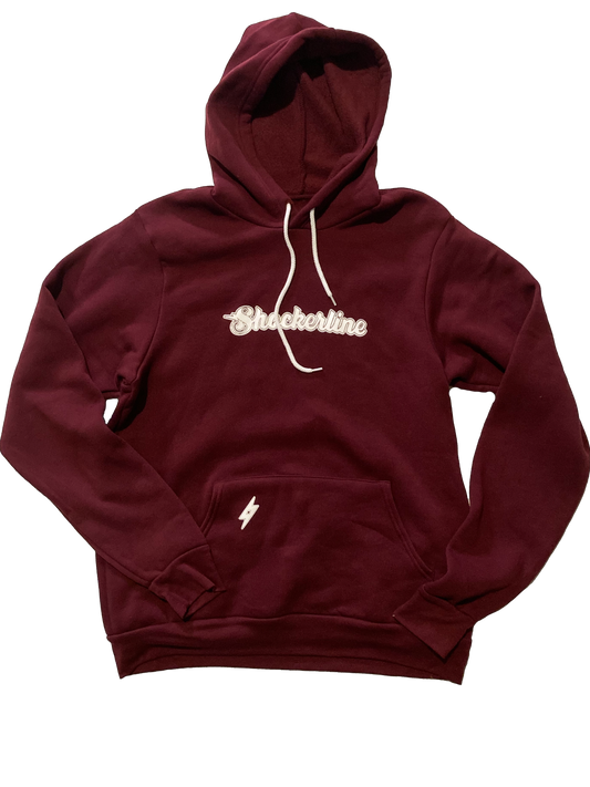 WARM & FUZZY HOOD - MAROON