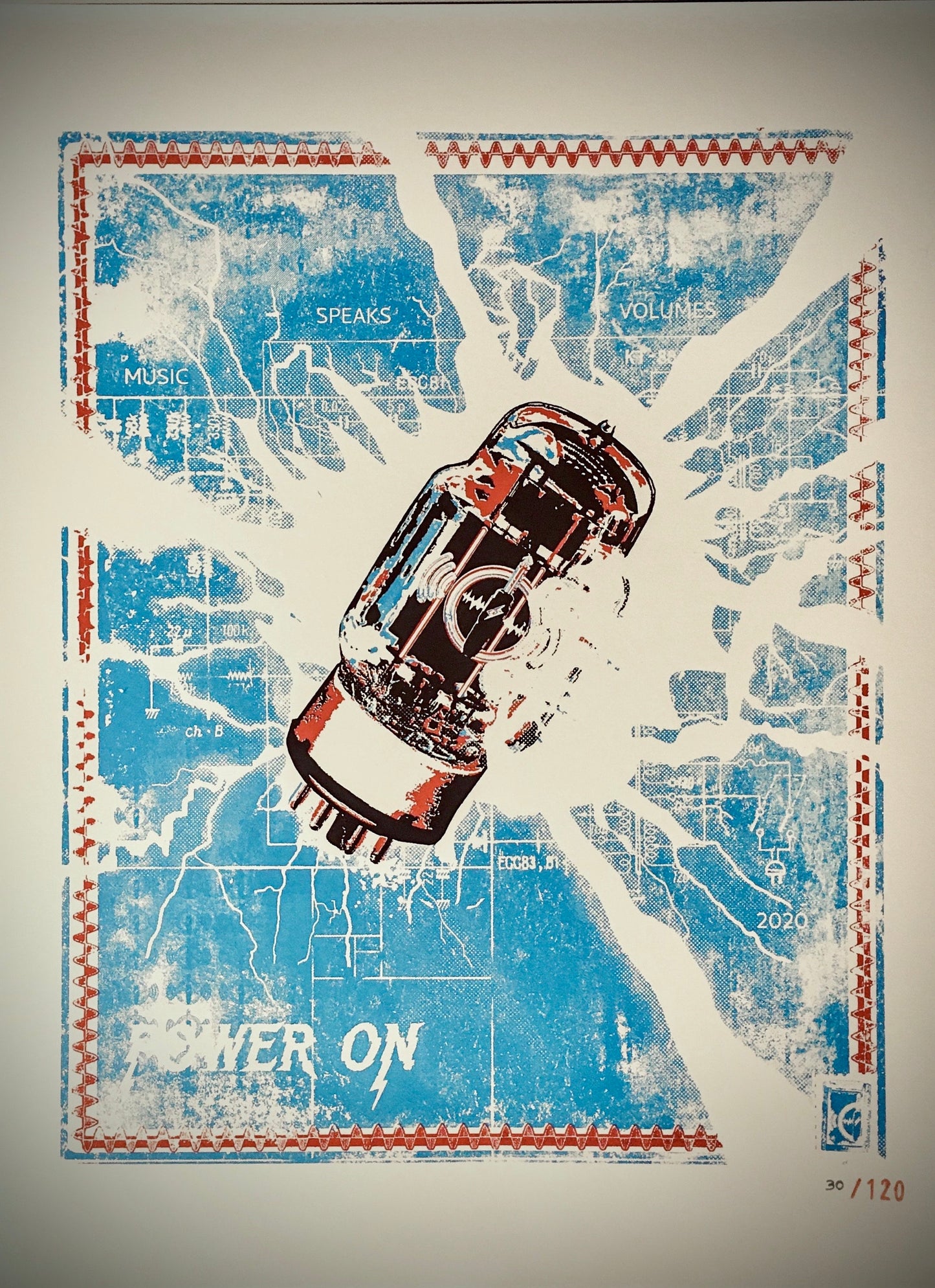 POWER ON Full Note Poster 18x24"